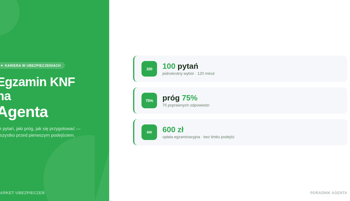 Egzamin KNF na agenta ubezpieczeniowego – ile pytań, jak wygląda i jak się przygotować?